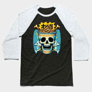 Ramen Skull Baseball T-Shirt